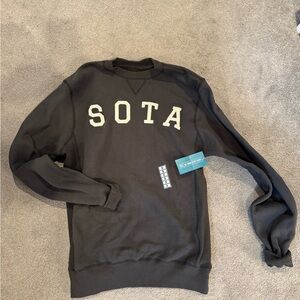 NEW dark gray Sota clothing Sweater size small